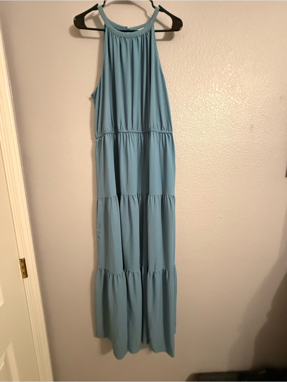 LOFT Cornflower Blue Sleeveless Maxi Dress